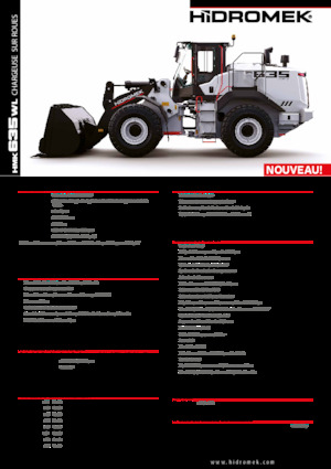 व्हील लोडर Hidromek HMK 635 WL