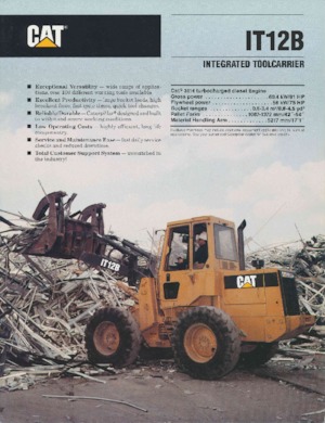 व्हील लोडर Caterpillar IT 12 B