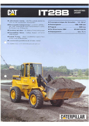 व्हील लोडर Caterpillar IT 28 B