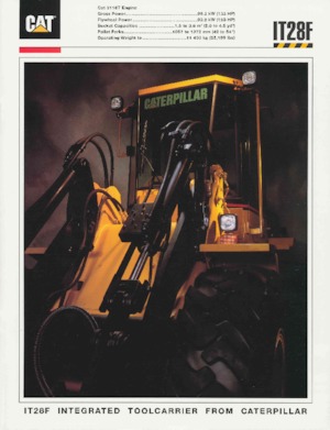 व्हील लोडर Caterpillar IT 28 F