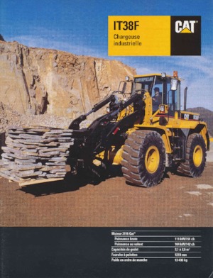 व्हील लोडर Caterpillar IT 38 F
