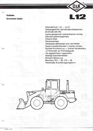 व्हील लोडर O&K L 12
