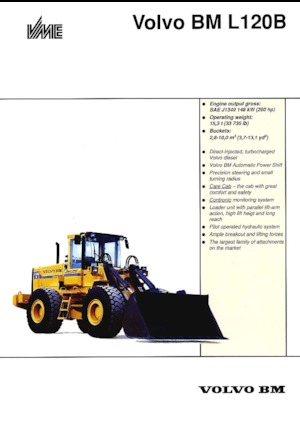 व्हील लोडर Volvo L 120 B