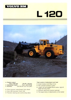 व्हील लोडर Volvo L 120
