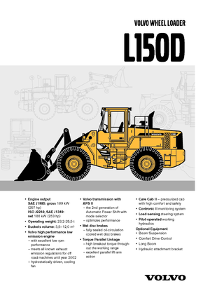 व्हील लोडर Volvo L150D