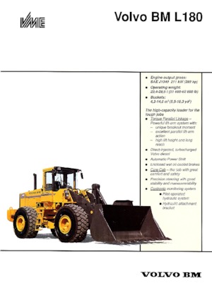 व्हील लोडर Volvo L 180