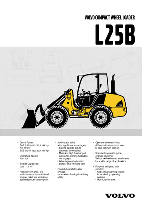 व्हील लोडर Volvo L25B