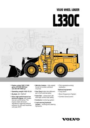 व्हील लोडर Volvo L 330 C