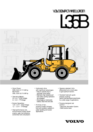 व्हील लोडर Volvo L 35 B Z Pro