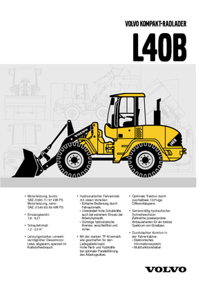 व्हील लोडर Volvo L 40 B TPS