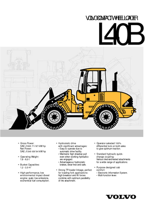 व्हील लोडर Volvo L 40 B TPS