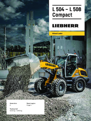 व्हील लोडर Liebherr L 504 Compact