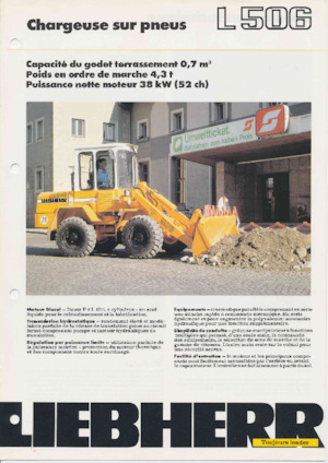 व्हील लोडर Liebherr L 506