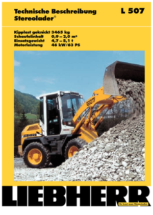 व्हील लोडर Liebherr L 507 P-Stereo
