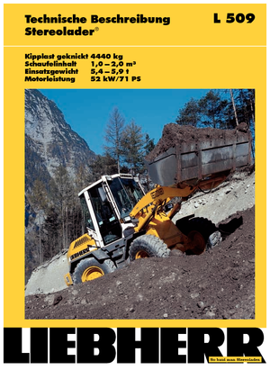 व्हील लोडर Liebherr L 508 Z-Stereo