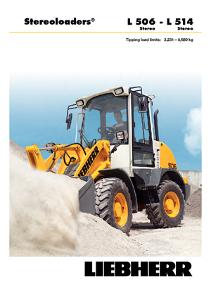 व्हील लोडर Liebherr L 509 Stereo