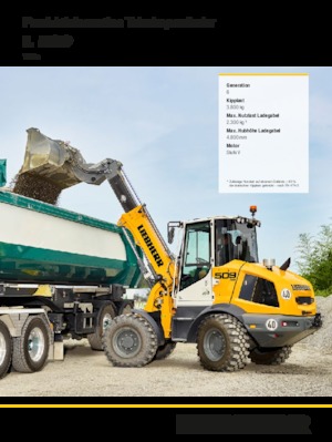 व्हील लोडर Liebherr L 509 Tele