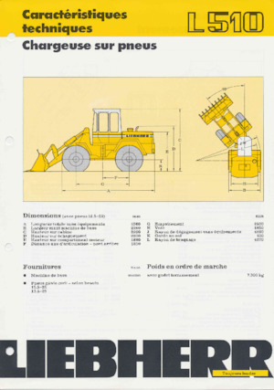 व्हील लोडर Liebherr L 510