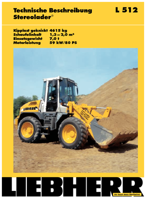व्हील लोडर Liebherr L 512 Z-Stereo