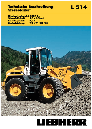व्हील लोडर Liebherr L 514 P-Stereo