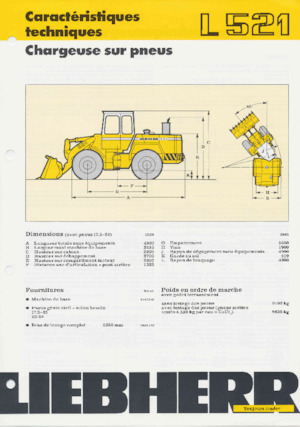 व्हील लोडर Liebherr L 521