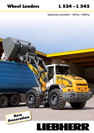 व्हील लोडर Liebherr L 524