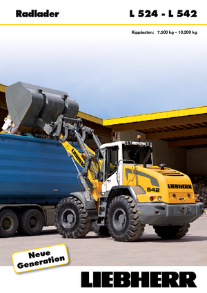 व्हील लोडर Liebherr L 524