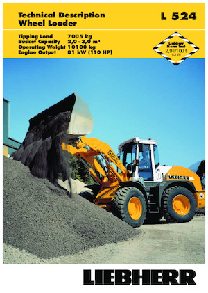 व्हील लोडर Liebherr L 524