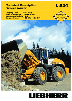 व्हील लोडर Liebherr L 534