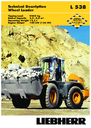 व्हील लोडर Liebherr L 538