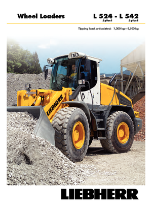 व्हील लोडर Liebherr L 524 Z