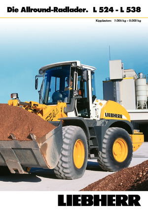 व्हील लोडर Liebherr L 538 P