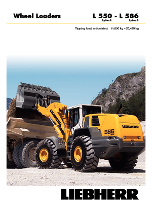 व्हील लोडर Liebherr L 580