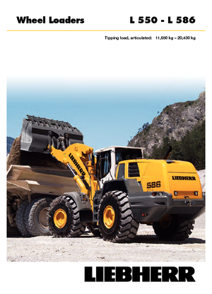 व्हील लोडर Liebherr L 580