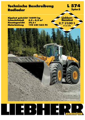 व्हील लोडर Liebherr L 574