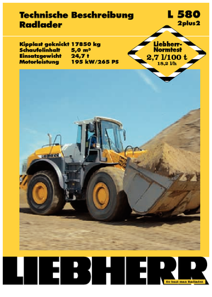 व्हील लोडर Liebherr L 580