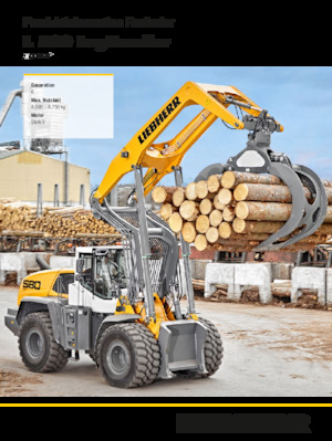 व्हील लोडर Liebherr L 580 LogHandler XPower