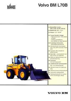 व्हील लोडर Volvo L 70 B