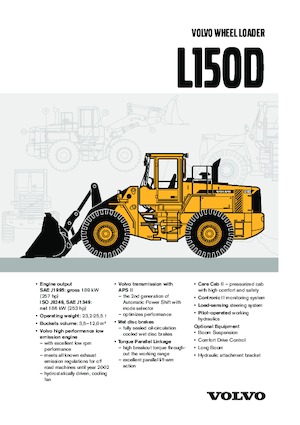 व्हील लोडर Volvo L150DLB
