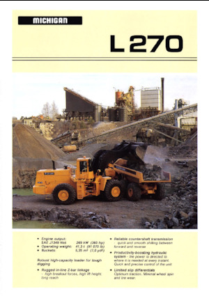 व्हील लोडर Michigan L270