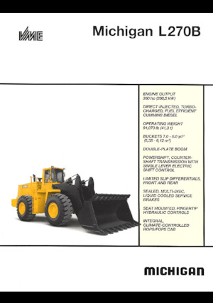 व्हील लोडर Michigan L270B
