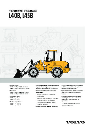 व्हील लोडर Volvo L40B