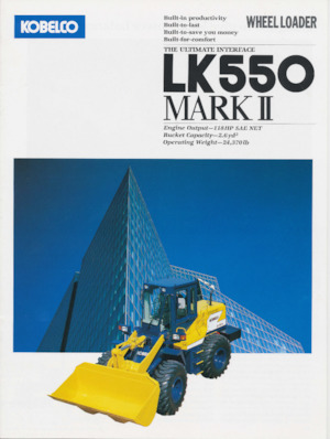 व्हील लोडर Kobelco LK550