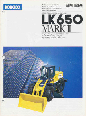 व्हील लोडर Kobelco LK650A