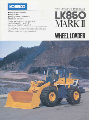 व्हील लोडर Kobelco LK850
