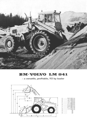 व्हील लोडर Volvo LM841