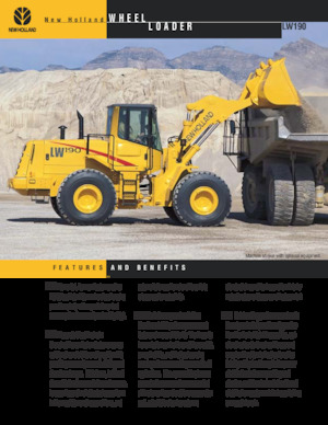 व्हील लोडर New Holland LW190