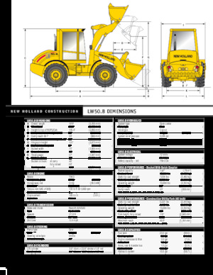 व्हील लोडर New Holland LW50 B