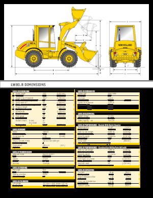 व्हील लोडर New Holland LW50 B
