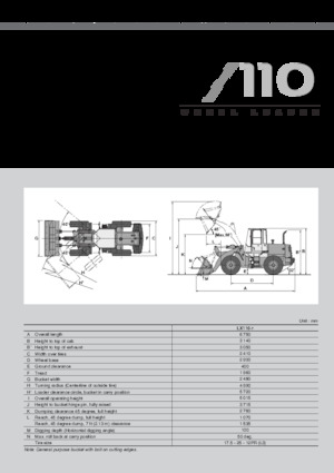 व्हील लोडर Hitachi LX 110